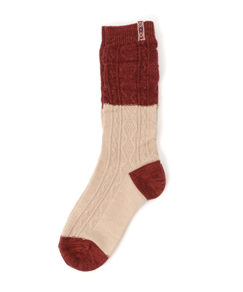 チャイハネ(チャイハネ)の「【チャイハネ】テープルーズソックス 靴下23~25cm(ソックス/靴下・レディース・オレンジ/パープル/ブラウン/ブラック/ピンク・FREE)」の15枚目の写真