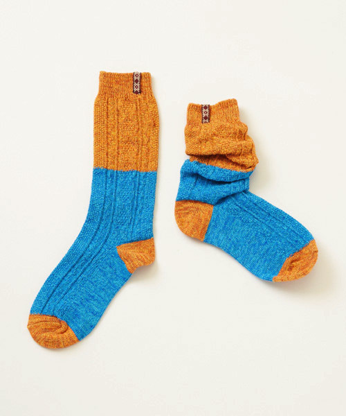 チャイハネ(チャイハネ)の「【チャイハネ】テープルーズソックス 靴下23~25cm(ソックス/靴下・レディース・オレンジ/パープル/ブラウン/ブラック/ピンク・FREE)」の17枚目の写真