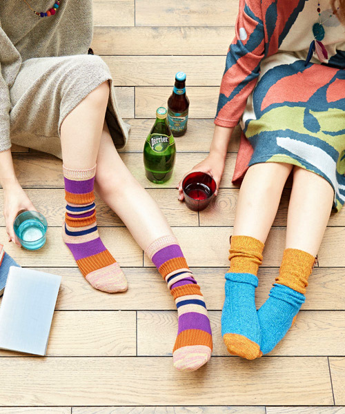 チャイハネ(チャイハネ)の「【チャイハネ】テープルーズソックス 靴下23~25cm(ソックス/靴下・レディース・オレンジ/パープル/ブラウン/ブラック/ピンク・FREE)」の18枚目の写真