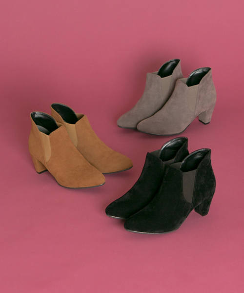 RODE SKO（ロデスコ）の「RODE SKO AGATA プレーンヒールブーティ（ブーティ・レディース・ブラック/キャメル/グレー・37/36/38）」の4枚目の写真