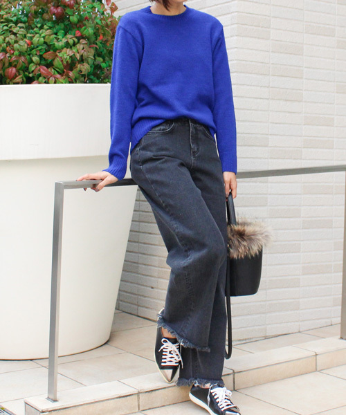フリンジワイドデニムパンツ デニムパンツ Mode Robe Robe モードローブ のデニムパンツ フリンジワイドデニムパンツ Mr3023 を購入できます Mode デニムパンツ Robe モードローブ のファッション