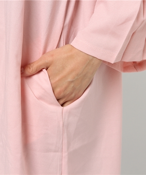 MERLOT（メルロー）の「フラワー刺繍ガウン4991（カーディガン/ボレロ・レディース・ベージュ/ネイビー/ブラック/ピンク・FREE）」の13枚目の写真