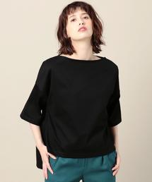 BEAUTY&YOUTH UNITED ARROWS | BY コットンスリット5分袖ボートネックカットソー(Tシャツ/カットソー)