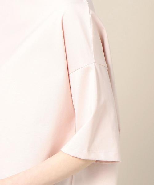 BEAUTY&YOUTH UNITED ARROWS（ビューティーアンドユースユナイテッドアローズ）の「BY コットンスリット5分袖ボートネックカットソー ◆（Tシャツ/カットソー・レディース・ライトグレー/ベージュ/ライトピンク/ネイビー/ブラック/オリーブ・FREE）」の16枚目の写真