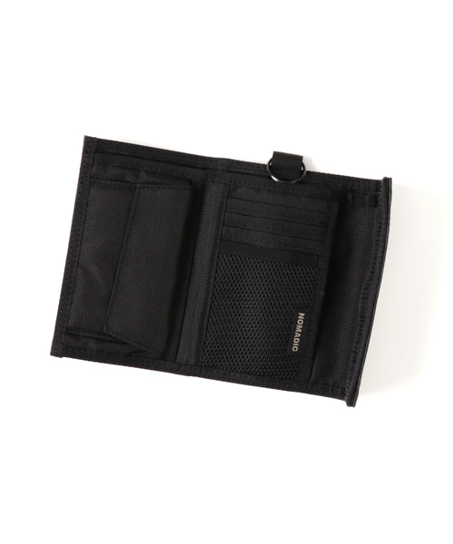 NOMADIC（ノーマディック）の「カモフラナイロンPVC 三つ折り財布（財布・メンズ・ブラック・FREE）」の3枚目の写真