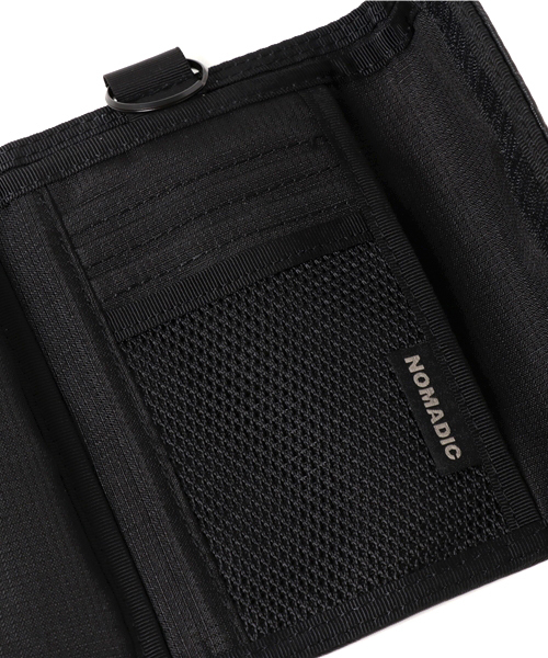 NOMADIC（ノーマディック）の「カモフラナイロンPVC 三つ折り財布（財布・メンズ・ブラック・FREE）」の5枚目の写真