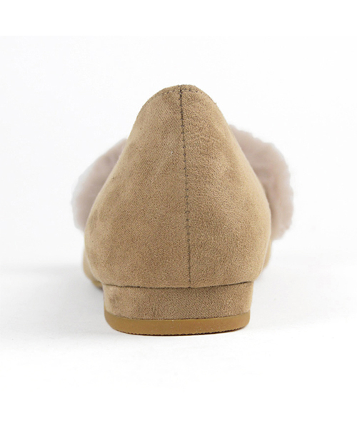 ORiental TRaffic（オリエンタルトラフィック）の「SPECIAL PRICE★バイカラーファーパンプス★7320（パンプス・レディース・ブラック/ブラウン/ベージュ・38/41/36/37/34/33/39/40/35/43/42）」の6枚目の写真