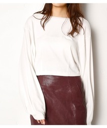 SLY | VOLUME TUCK SLEEVE U/N ロンT(Tシャツ/カットソー)