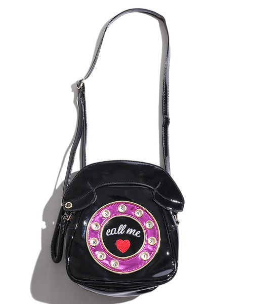 WEGO（ウィゴー）の「WEGO/テレフォンミニショルダーバッグ（ショルダーバッグ・レディース・ブラック/レッド/ピンク/その他1・FREE）」の5枚目の写真