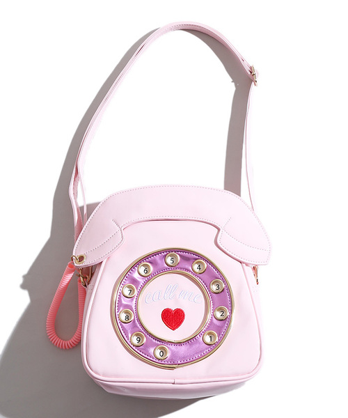 WEGO（ウィゴー）の「WEGO/テレフォンミニショルダーバッグ（ショルダーバッグ・レディース・ブラック/レッド/ピンク/その他1・FREE）」の6枚目の写真