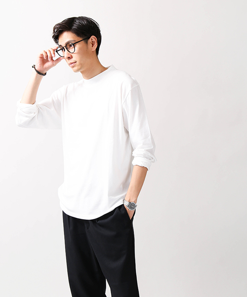 WEGO(ウィゴー)の「WEGO/ThermoStorageモックネックカットソー(Tシャツ/カットソー・メンズ・ネイビー/ホワイト/ブラック/ワイン・LARGE/MEDIUM/SMALL)」の22枚目の写真