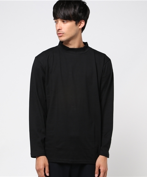 WEGO(ウィゴー)の「WEGO/ThermoStorageモックネックカットソー(Tシャツ/カットソー・メンズ・ネイビー/ホワイト/ブラック/ワイン・LARGE/MEDIUM/SMALL)」の7枚目の写真