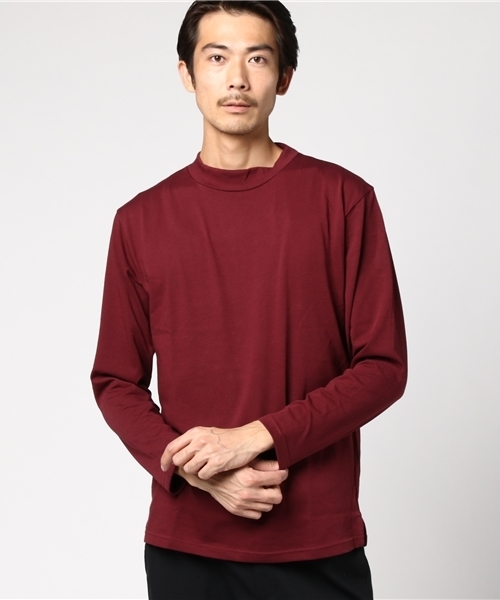 WEGO(ウィゴー)の「WEGO/ThermoStorageモックネックカットソー(Tシャツ/カットソー・メンズ・ネイビー/ホワイト/ブラック/ワイン・LARGE/MEDIUM/SMALL)」の5枚目の写真