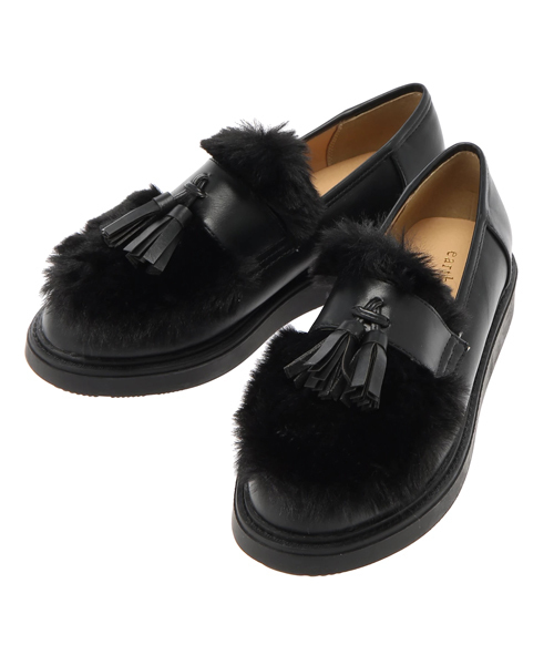 earth music&ecology（アースミュージックアンドエコロジー）の「ファーローファー（ドレスシューズ・レディース・ブラック/ブラウン・L/M/S）」の7枚目の写真