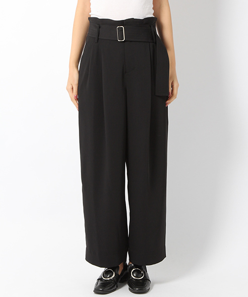 laboratory work（ラボラトリーワーク）の「タックベルトワイドパンツ（その他パンツ・レディース・ブラック/グリーン/キャメル・MEDIUM）」の12枚目の写真