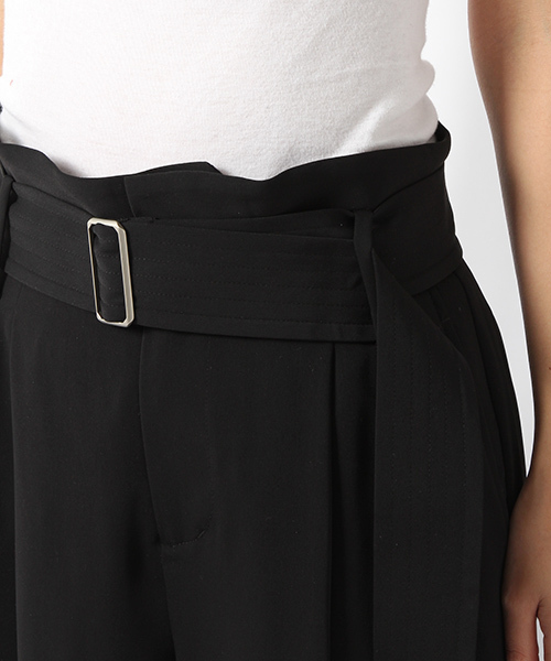 laboratory work（ラボラトリーワーク）の「タックベルトワイドパンツ（その他パンツ・レディース・ブラック/グリーン/キャメル・MEDIUM）」の16枚目の写真