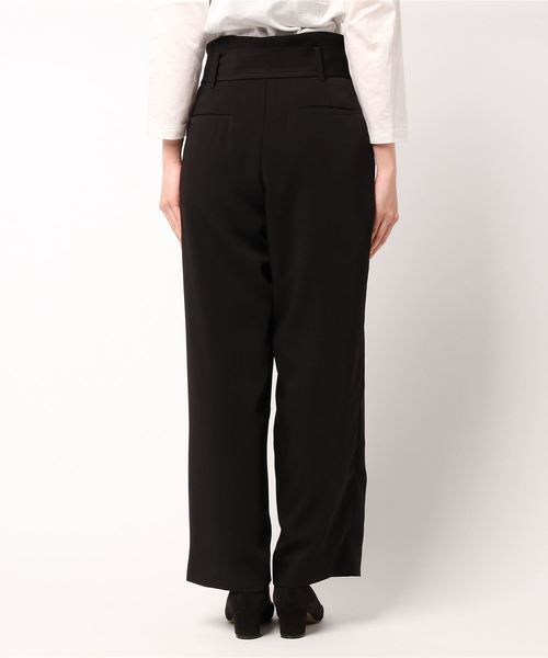laboratory work（ラボラトリーワーク）の「タックベルトワイドパンツ（その他パンツ・レディース・ブラック/グリーン/キャメル・MEDIUM）」の5枚目の写真