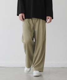THE CASUAL | TRストレッチワイドパンツ(スラックス)