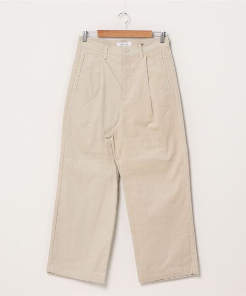 THE CASUAL(カジュアル)の「TRストレッチ タックルーズ ワイドテーパード スラックスパンツ(スラックス・メンズ・カーキ/ストライプ/ブラック/グレー/ネイビー/テラコッタ/ワイン/チャコール/ベージュ/チェック/ベージュ系その他/ブラウン/グリーン系その他/インディゴブルー/ダークインディゴブルー/ワンウォッシュ/ブラック系その他/ベージュ系その他2/グレー系その他/ベージュ系その他3/ベージュ系その他4/ブラック系その他2/ブラウン系その他2/ブルー系その他/ブラウン系その他/ベージュ系その他5/ベージュ系その他6/ブラック系その他3/ブラック系その他4/ブラック系その他5/グレー系その他2/レッド系その他/グリーン系その他2/グリーン系その他3/ブルー系その他2/ブルー系その他3/ホワイト系その他/オフホワイト/ブラウン系その他3/ブラウン系その他4・M/L/XL/S)」の3枚目の写真