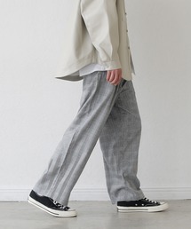 THE CASUAL MENS�i�J�W���A�������Y�j�́uTR�X�g���b�` ���n �`�F�b�N ���C�h�p���c�y�Z�b�g�A�b�v�Ή��z�i�p���c�j�v