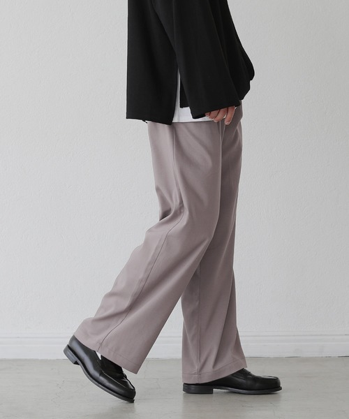 THE CASUAL(カジュアル)の「TRストレッチ タックルーズ ワイドテーパード スラックスパンツ(スラックス・メンズ・カーキ/ストライプ/ブラック/グレー/ネイビー/テラコッタ/ワイン/チャコール/ベージュ/チェック/ベージュ系その他/ブラウン/グリーン系その他/インディゴブルー/ダークインディゴブルー/ワンウォッシュ/ブラック系その他/ベージュ系その他2/グレー系その他/ベージュ系その他3/ベージュ系その他4/ブラック系その他2/ブラウン系その他2/ブルー系その他/ブラウン系その他/ベージュ系その他5/ベージュ系その他6/ブラック系その他3/ブラック系その他4/ブラック系その他5/グレー系その他2/レッド系その他/グリーン系その他2/グリーン系その他3/ブルー系その他2/ブルー系その他3/ホワイト系その他/オフホワイト/ブラウン系その他3/ブラウン系その他4・M/L/XL/S)」の17枚目の写真