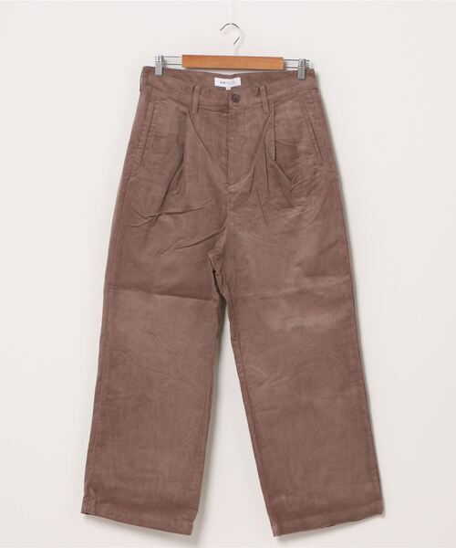 THE CASUAL(カジュアル)の「TRストレッチ タックルーズ ワイドテーパード スラックスパンツ(スラックス・メンズ・カーキ/ストライプ/ブラック/グレー/ネイビー/テラコッタ/ワイン/チャコール/ベージュ/チェック/ベージュ系その他/ブラウン/グリーン系その他/インディゴブルー/ダークインディゴブルー/ワンウォッシュ/ブラック系その他/ベージュ系その他2/グレー系その他/ベージュ系その他3/ベージュ系その他4/ブラック系その他2/ブラウン系その他2/ブルー系その他/ブラウン系その他/ベージュ系その他5/ベージュ系その他6/ブラック系その他3/ブラック系その他4/ブラック系その他5/グレー系その他2/レッド系その他/グリーン系その他2/グリーン系その他3/ブルー系その他2/ブルー系その他3/ホワイト系その他/オフホワイト/ブラウン系その他3/ブラウン系その他4・M/L/XL/S)」の18枚目の写真