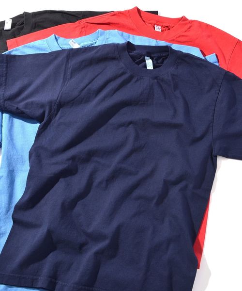 SHIPS(シップス)の「LA APPAREL: 6.5オンス クルーネック Tシャツ(Tシャツ/カットソー・メンズ・ロイヤルブルー/ホワイト/ブラック/ネイビー/ワインレッド・LARGE/X-LARGE/MEDIUM/SMALL)」の4枚目の写真