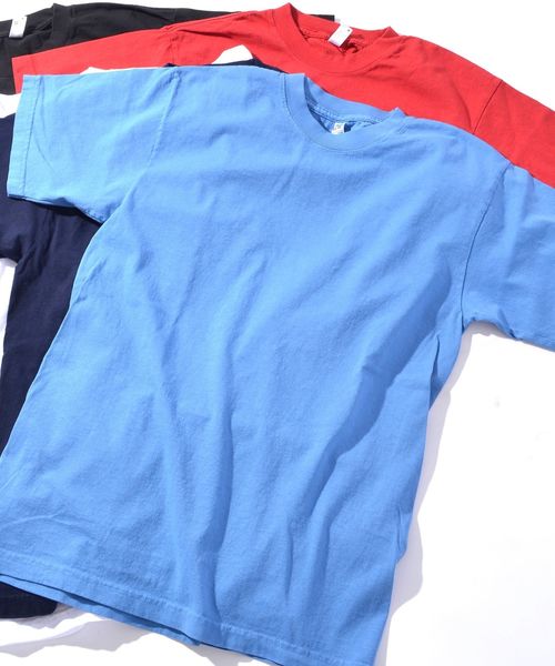 SHIPS(シップス)の「LA APPAREL: 6.5オンス クルーネック Tシャツ(Tシャツ/カットソー・メンズ・ロイヤルブルー/ホワイト/ブラック/ネイビー/ワインレッド・LARGE/X-LARGE/MEDIUM/SMALL)」の5枚目の写真