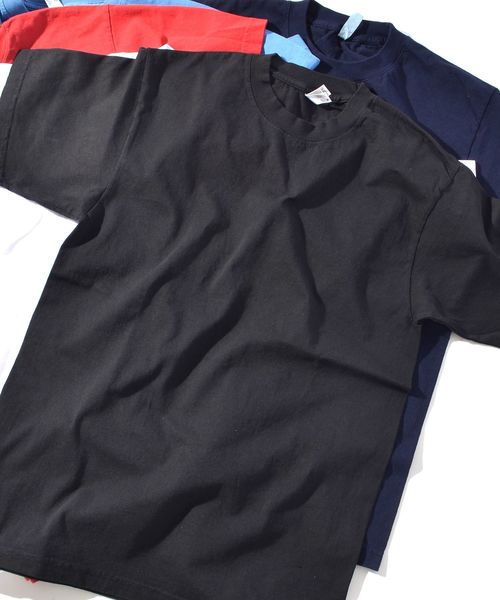 SHIPS(シップス)の「LA APPAREL: 6.5オンス クルーネック Tシャツ(Tシャツ/カットソー・メンズ・ロイヤルブルー/ホワイト/ブラック/ネイビー/ワインレッド・LARGE/X-LARGE/MEDIUM/SMALL)」の1枚目の写真