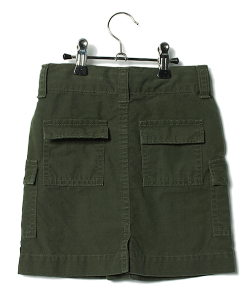 SHIPS KIDS（シップスキッズ）の「SHIPS KIDS:カーゴ スカート(kids)（スカート・キッズ・グリーン・100/120/130/110）」の2枚目の写真