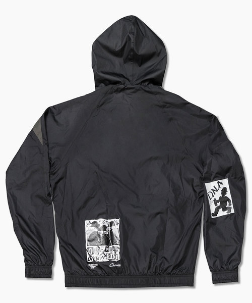 Reebok（リーボック）の「【Reebok CLASSIC ×Chocomoo】 ベクター フーデッドトラックトップ（ナイロンジャケット・メンズ・ブラック・LARGE/MEDIUM/SMALL/X-LARGE/XX-LARGE）」の7枚目の写真