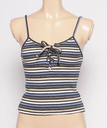 FRONT LACE UP キャミソール