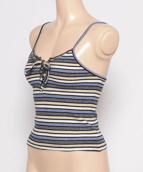 EMODA(エモダ)の「FRONT LACE UP キャミソール(キャミソール・レディース・その他/その他1/レッド・MEDIUM/SMALL)」の4枚目の写真