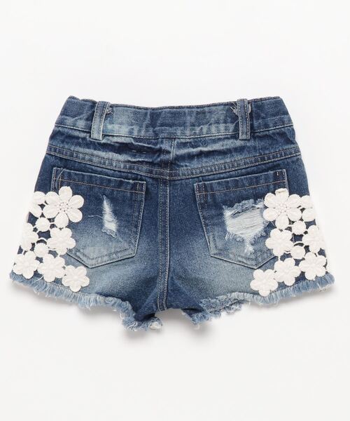 Rora（ローラ）の「レイ デニムショートパンツ（デニムパンツ・キッズ・ワンウォッシュ・110cm/140cm/120cm/100cm/130cm/90㎝/150cm）」の21枚目の写真