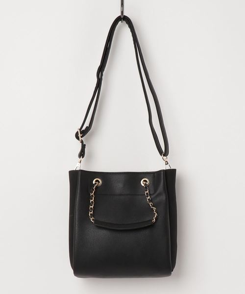 VENCEEXCHANGE(ヴァンスエクスチェンジ)の「2WAYトートバッグ(トートバッグ・レディース・スカイブルー/ブラック/オフホワイト・FREE)」の3枚目の写真