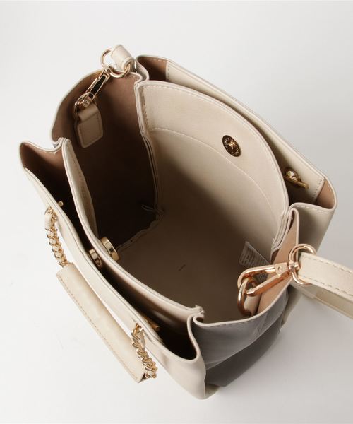 VENCEEXCHANGE(ヴァンスエクスチェンジ)の「2WAYトートバッグ(トートバッグ・レディース・スカイブルー/ブラック/オフホワイト・FREE)」の6枚目の写真