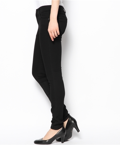 And A(アンドエー)の「BLACK JEGGINGS (Lee)(デニムパンツ・レディース・ブラック・36inch/38inch/40inch)」の2枚目の写真
