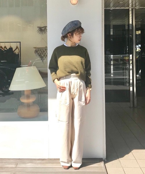 TODAYFUL - TODAYFUL ラウンドヘムヤックニット ゆったり シンプル ベージュ 秋冬 TODAYFUL（トゥデイフル）の「ラウンドヘムヤックニット（ニット