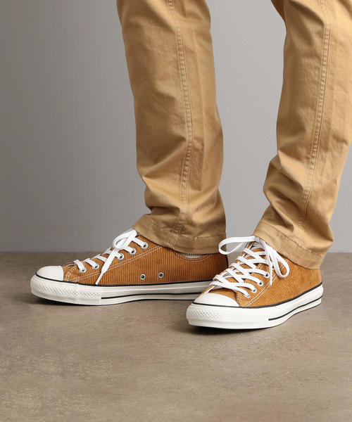CONVERSE（コンバース）の「[コンバース] SC CONVERSE ALL STAR 100 CORD OX スニーカー ◆（スニーカー・メンズ・ダークグリーン/マスタード・26cm/26.5cm/27cm/27.5cm）」の4枚目の写真