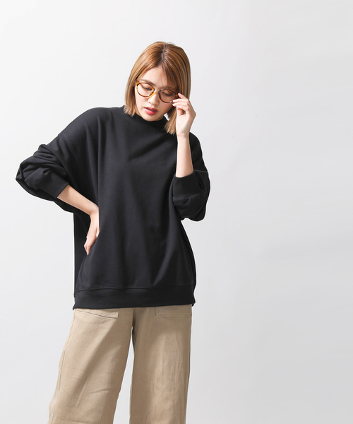 WEGO（ウィゴー）の「WEGO/デイリールーズシルエットプルオーバー（スウェット・レディース・オフホワイト/ブラウン/ブラック/ピンク・FREE）」の7枚目の写真