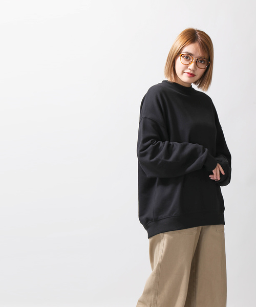 WEGO（ウィゴー）の「WEGO/デイリールーズシルエットプルオーバー（スウェット・レディース・オフホワイト/ブラウン/ブラック/ピンク・FREE）」の14枚目の写真