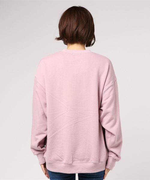 WEGO（ウィゴー）の「WEGO/デイリールーズシルエットプルオーバー（スウェット・レディース・オフホワイト/ブラウン/ブラック/ピンク・FREE）」の5枚目の写真