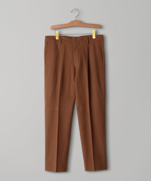 UNITED ARROWS(ユナイテッドアローズ)の「◇UAST ツイール ワンプリーツ パンツ ◆(スラックス・メンズ・ブラウン・LARGE/MEDIUM/SMALL/X-LARGE)」の2枚目の写真