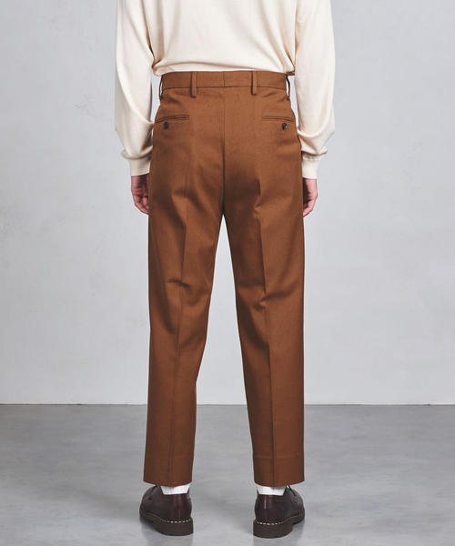 UNITED ARROWS(ユナイテッドアローズ)の「◇UAST ツイール ワンプリーツ パンツ ◆(スラックス・メンズ・ブラウン・LARGE/MEDIUM/SMALL/X-LARGE)」の4枚目の写真