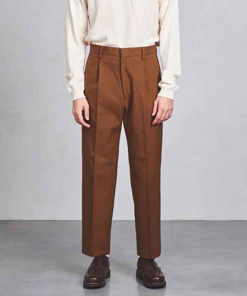 UNITED ARROWS(ユナイテッドアローズ)の「◇UAST ツイール ワンプリーツ パンツ ◆(スラックス・メンズ・ブラウン・LARGE/MEDIUM/SMALL/X-LARGE)」の5枚目の写真