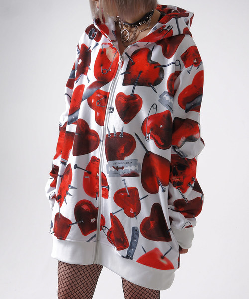 TRAVAS TOKYO（トラバス トウキョウ）の「Emotional scars ZIP Hoodie