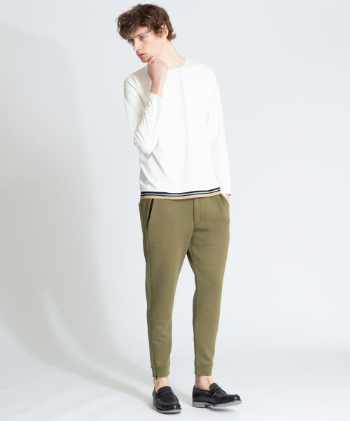 ABAHOUSE（アバハウス）の「ダンボールニットスリットパンツ（その他パンツ・メンズ・グレー/ブラック/カーキ・44/46/48）」の13枚目の写真