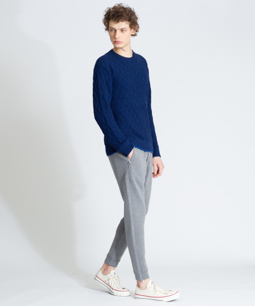 ABAHOUSE（アバハウス）の「ダンボールニットスリットパンツ（その他パンツ・メンズ・グレー/ブラック/カーキ・44/46/48）」の10枚目の写真