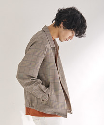 coen | 【FINEBOYS4月号掲載】チェックドリズラージャケット(ブルゾン)