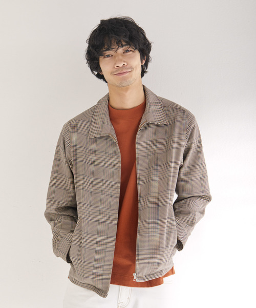 coen（コーエン）の「【FINEBOYS4月号掲載】チェックドリズラージャケット（ブルゾン・メンズ・ネイビー/その他1・SMALL/LARGE/MEDIUM）」の19枚目の写真